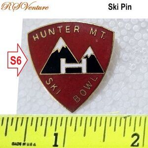 Buy one get one FREE, New Vintage Hunter Mt. Ski Pin